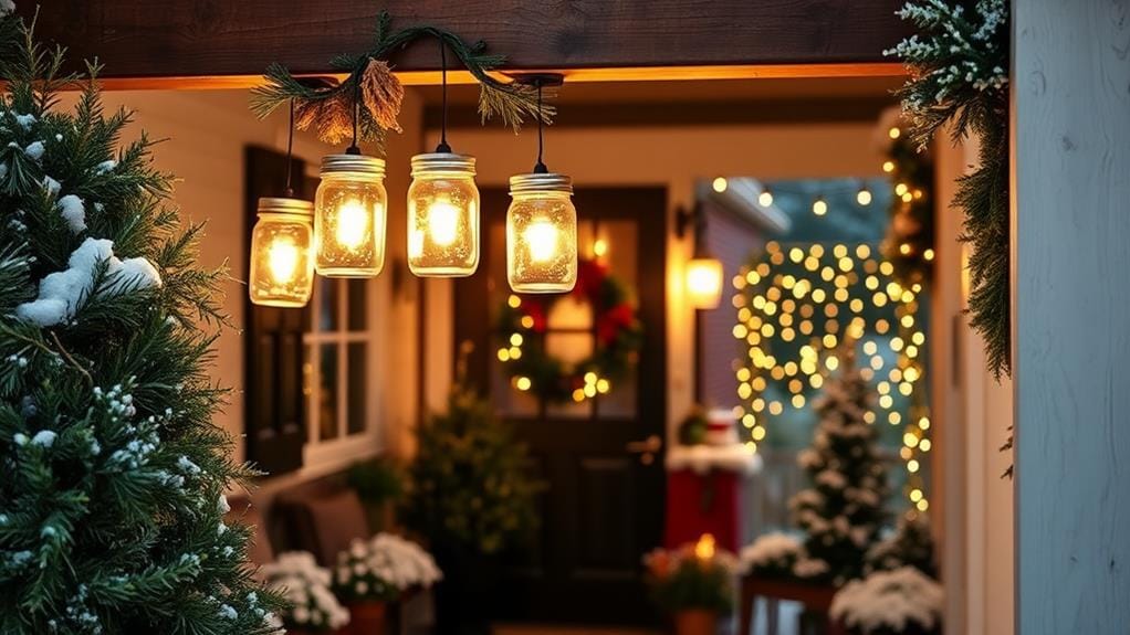 12 Stunning Front Porch Christmas Light Ideas