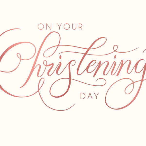 Christening Card On Your Christening Day The Walkley Press