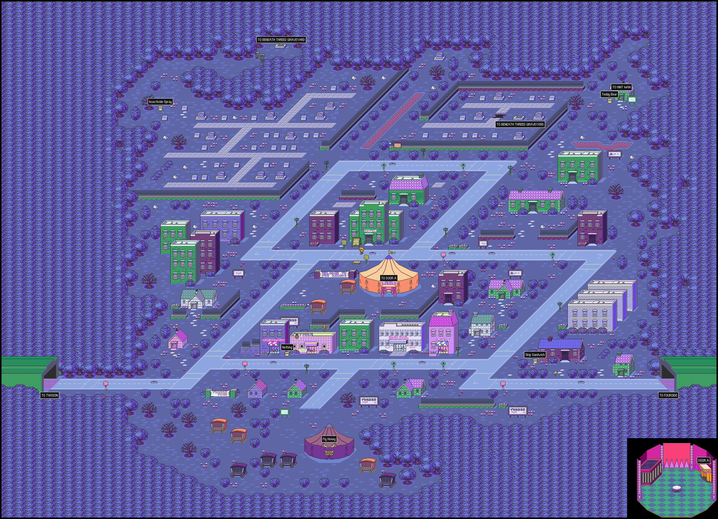 EarthBound Walkthrough Threed 1