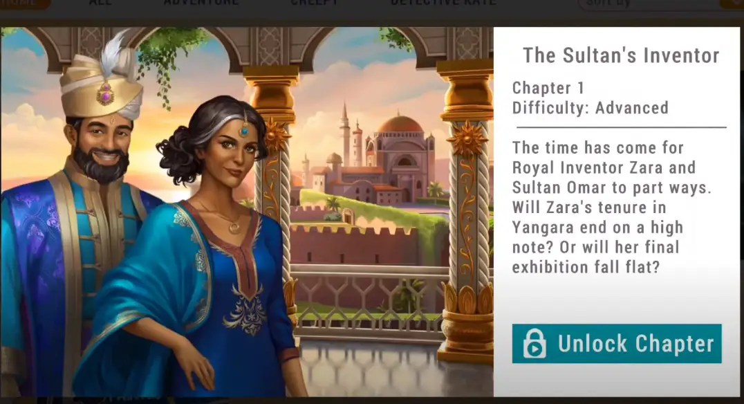 Adventure Escape Mysteries The Sultan’s Inventor Walkthrough