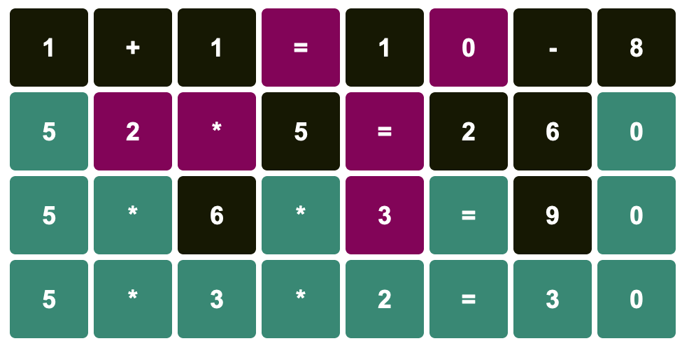 Daily Nerdle 156 (June 25 2022) Solution