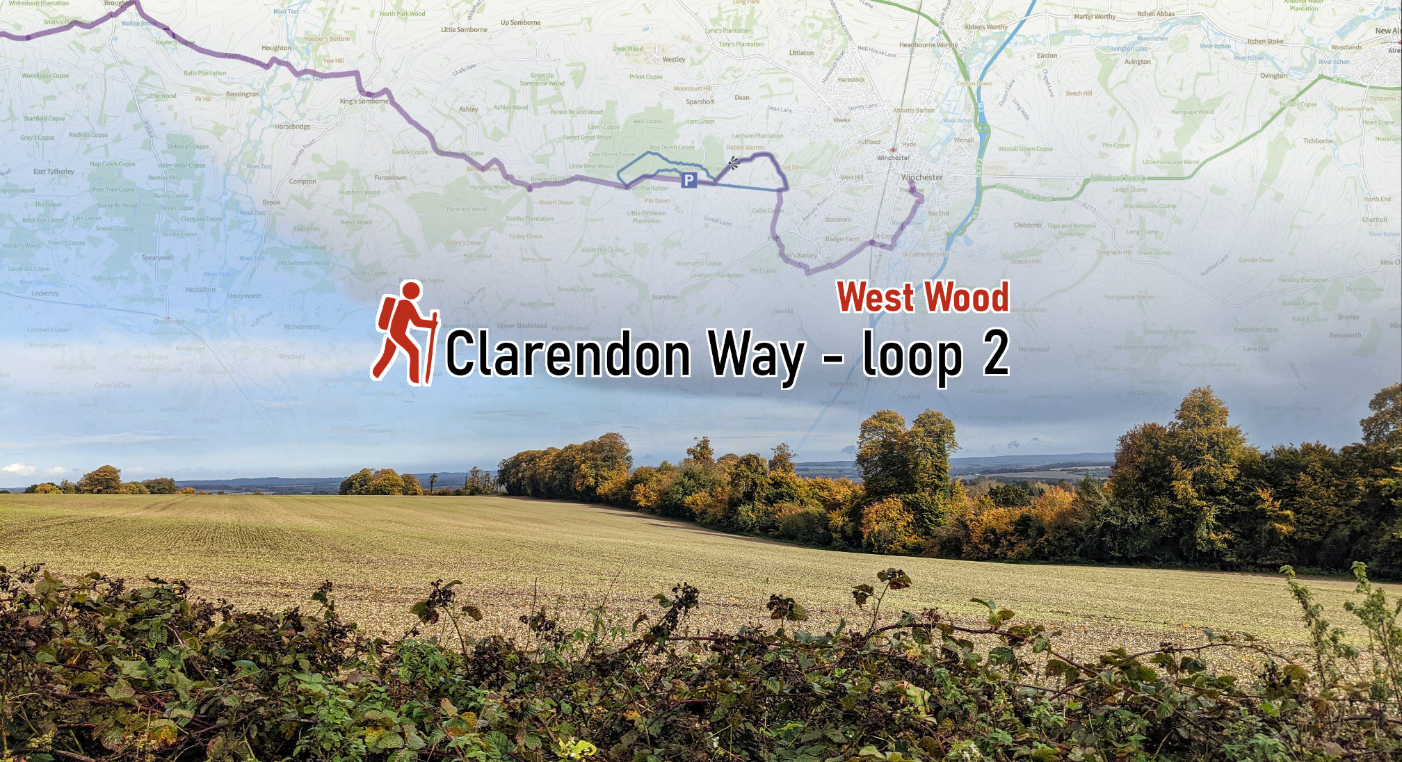 Clarendon Way walkWINCHESTER