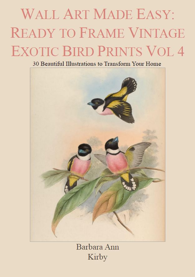 Exotic Bird Prints Vol 4 Wall Art Made Easy