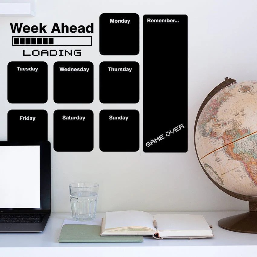 Planner Gamer Loading Wall Decal Wall Art Studios Free UK Delivery