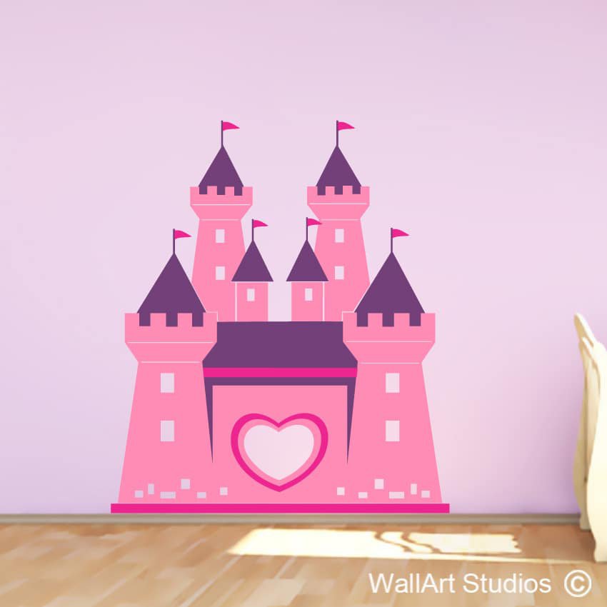 Candy Castle Wall Decal Girls Wall Stickers Wall Art Studios