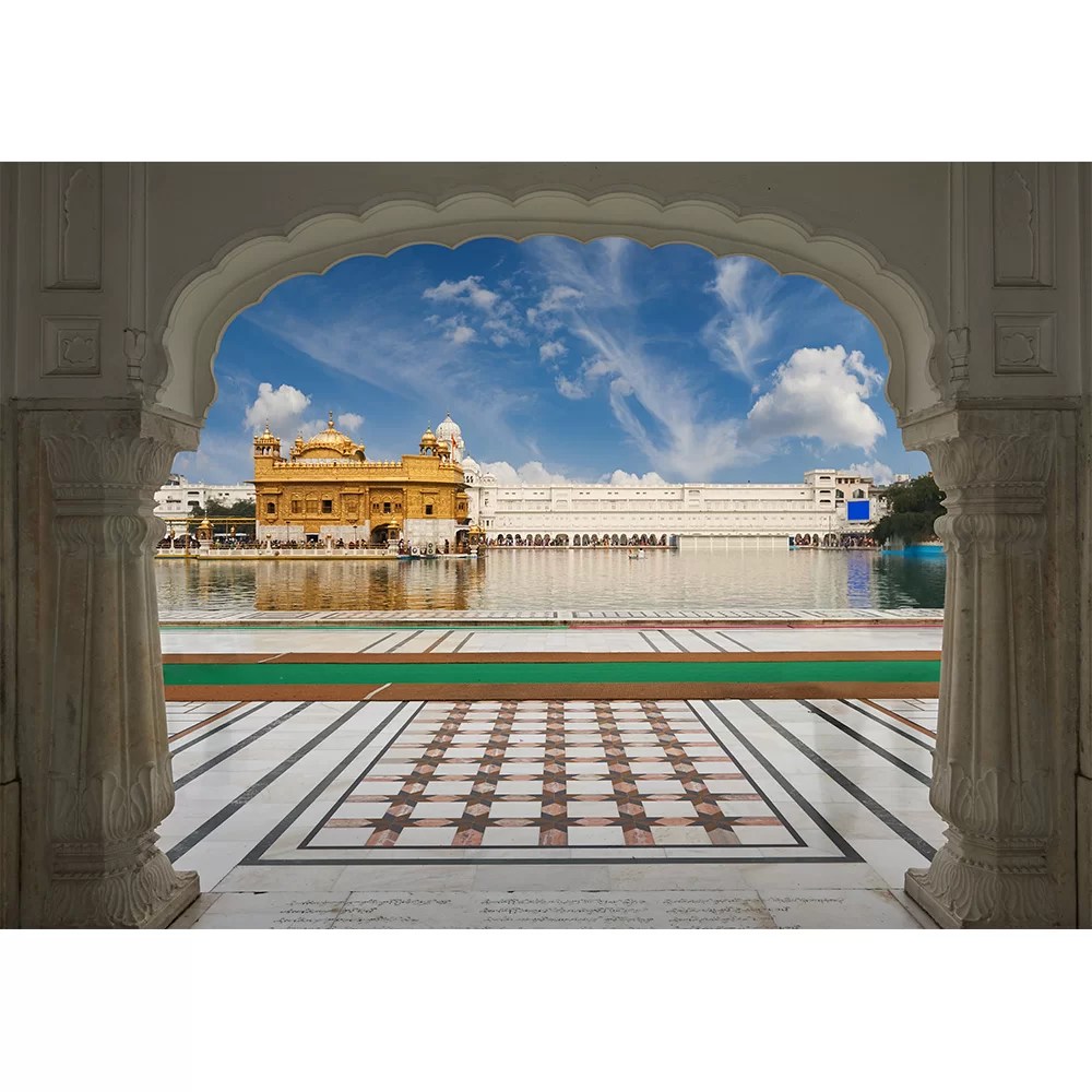 Golden Temple Wallpaper 3d