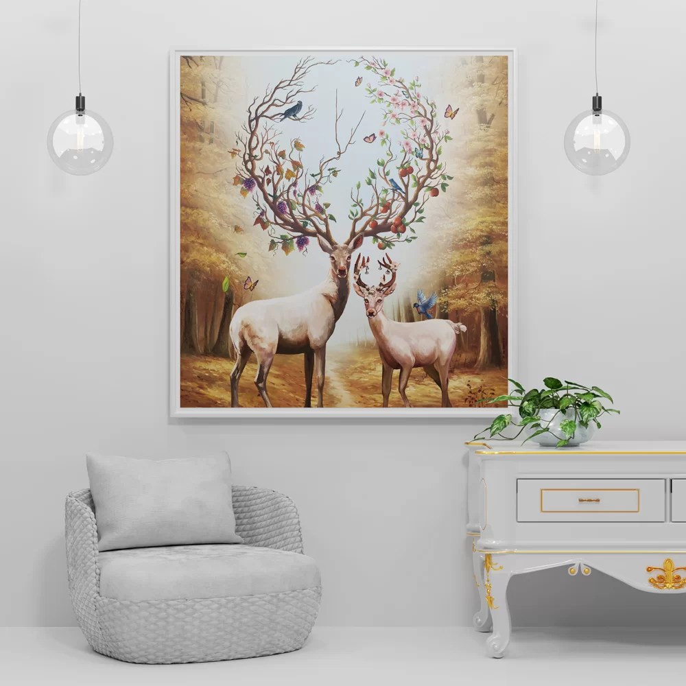 Deer Canvas Wall Wallcastle