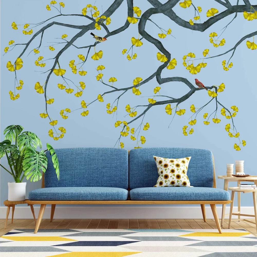 Texture Floral Wall, wallpaper in jalandhar, wallpaper shop in