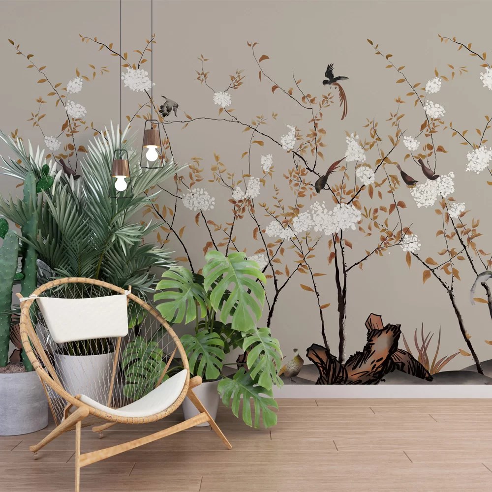 Yellow Background Wall, wallpaper in jalandhar, wallpaper shop in