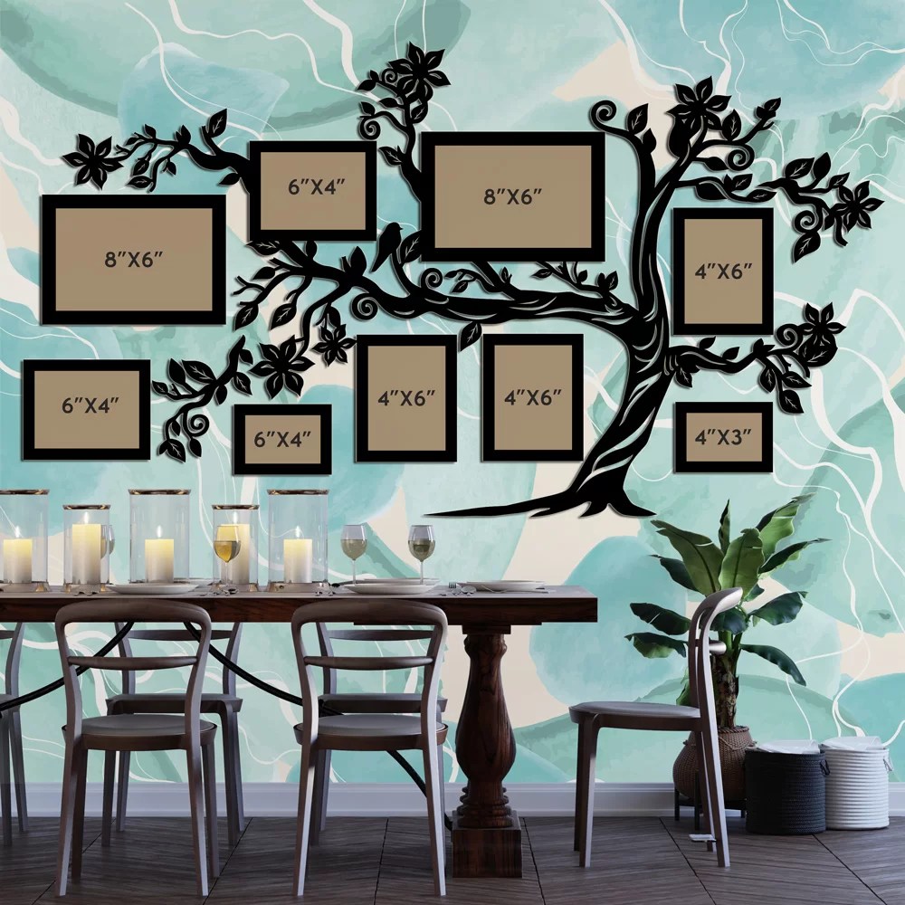 Side Tree with Frames, wallpaper in jalandhar, wallpaper shop in
