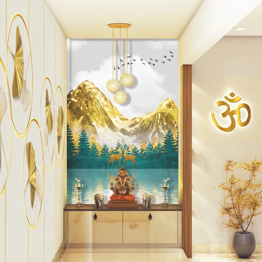 Om Art Wallpaper For Pooja Room Om Wallpaper For Walls, 48 OFF
