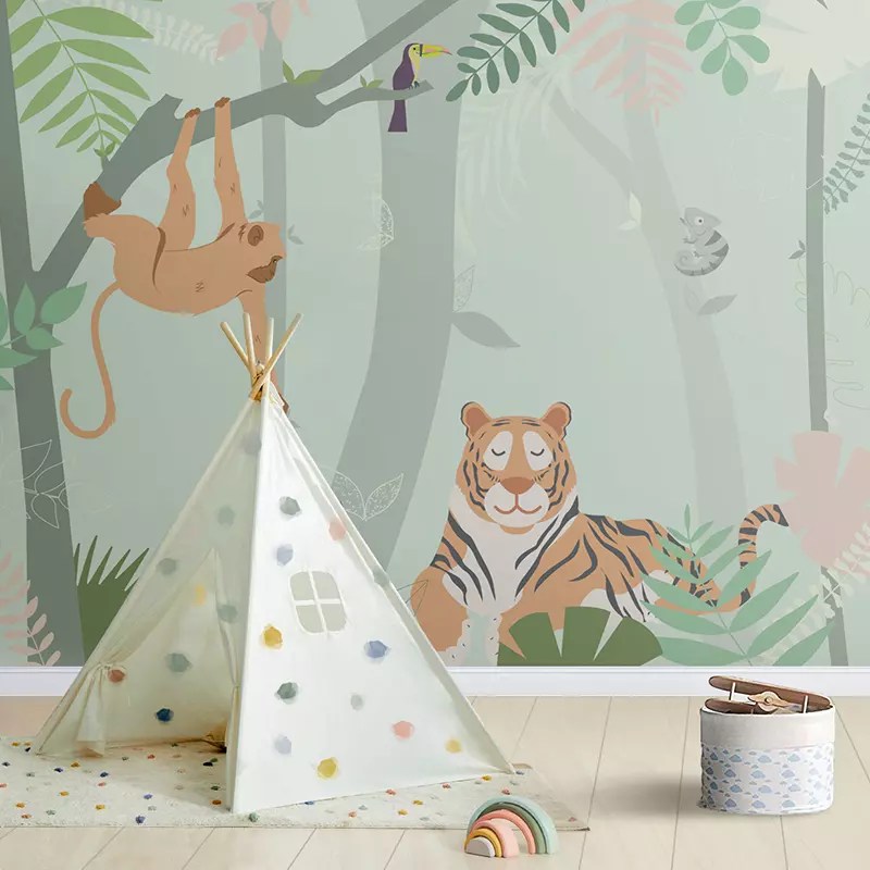 Jungle Safari Buy wallpapers of best designs for home hall (living