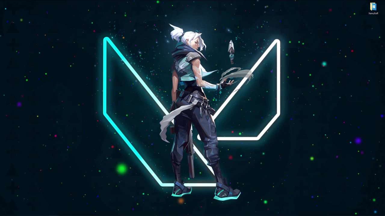 Live wallpaper The Jett visualizer from Valorant download on