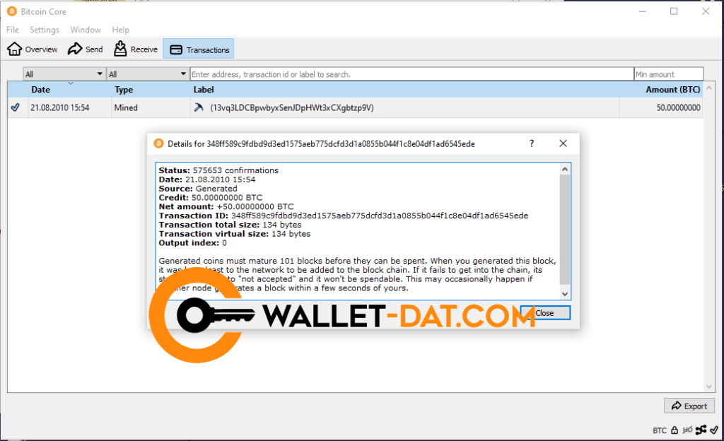 50 ₿ Wallet.dat files for BTC & Altcoins