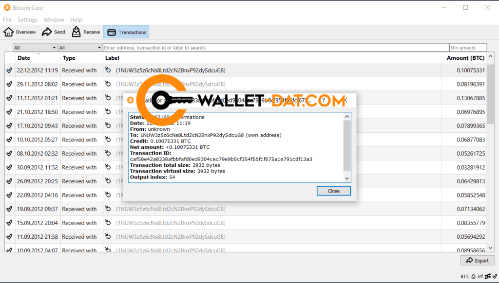 Wallet.dat File
