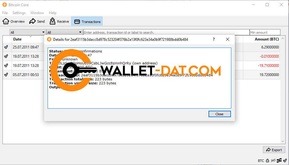 6.29 ₿ Wallet.dat files for BTC & Altcoins