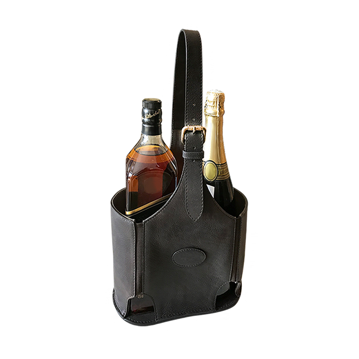 100 Genuine Leather Wine Bottle Holder Walletsplus