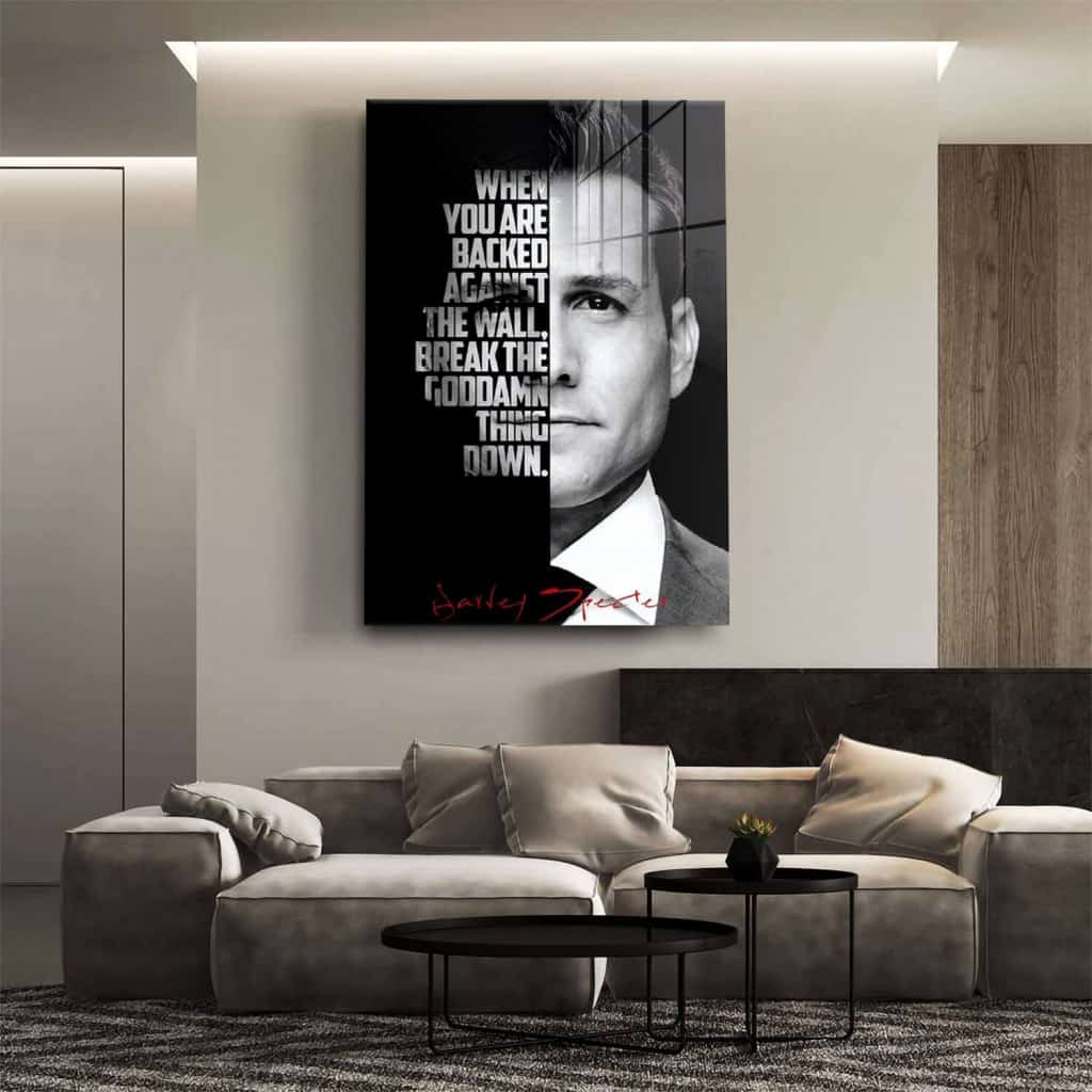 Harvey Specter Glass Wallfield©