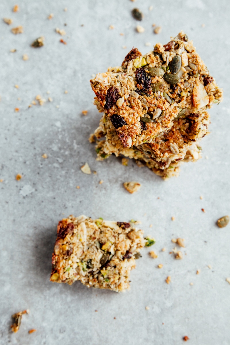 Protein Breakfast Bars (Vegan + Paleo) Wallflower Kitchen