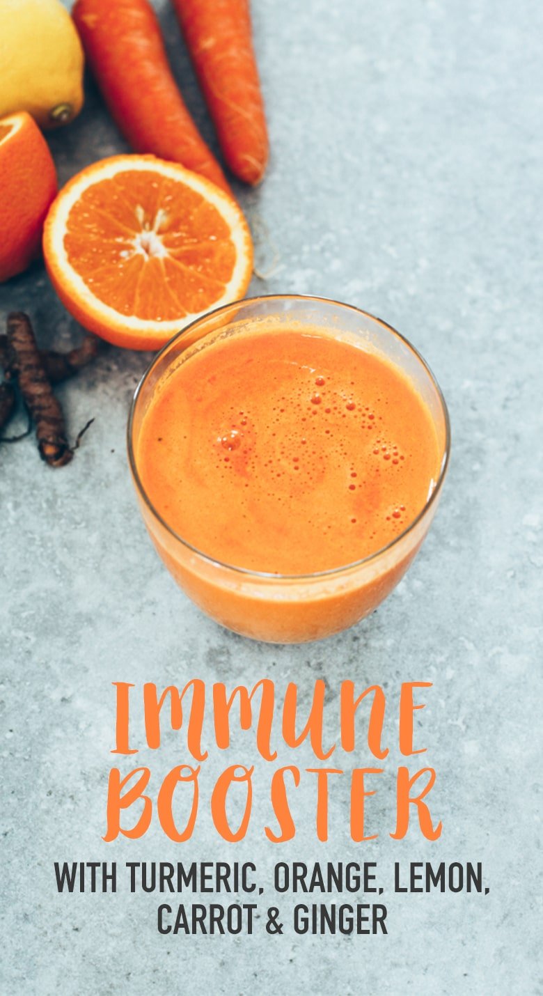 Super ImmuneBoost Juice with Carrot, Ginger & Turmeric Wallflower