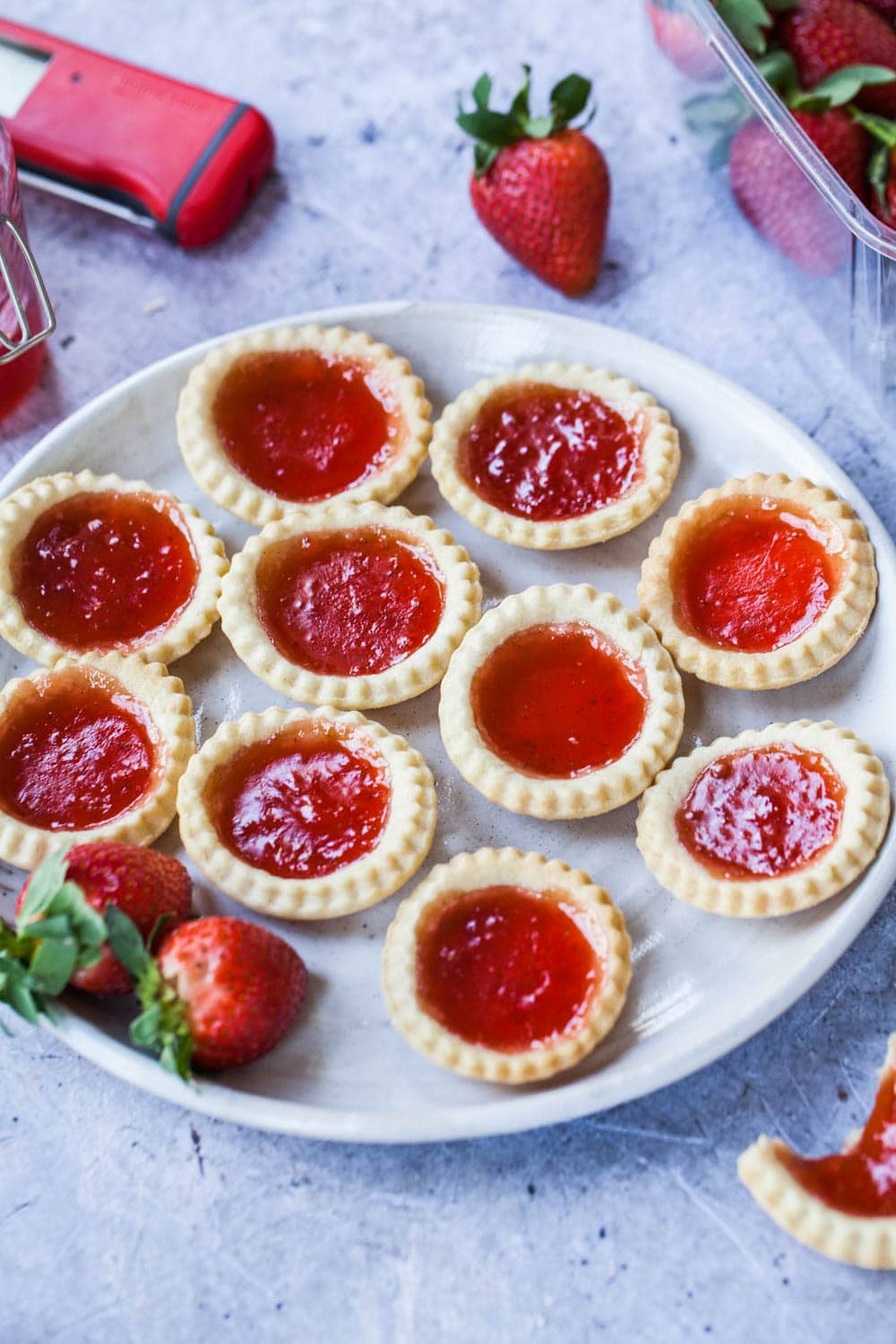 Easy Vegan Jam Tarts Wallflower Kitchen
