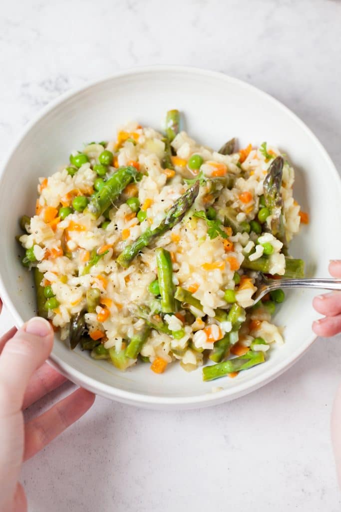 Vegan Primavera Risotto Wallflower Kitchen