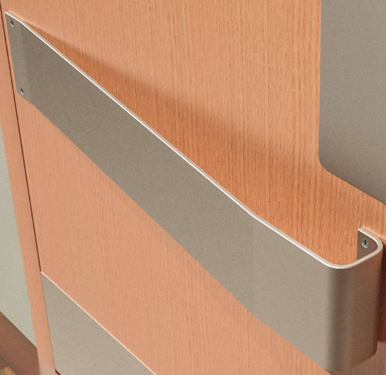 2181 DP Stainless Steel Door Protection