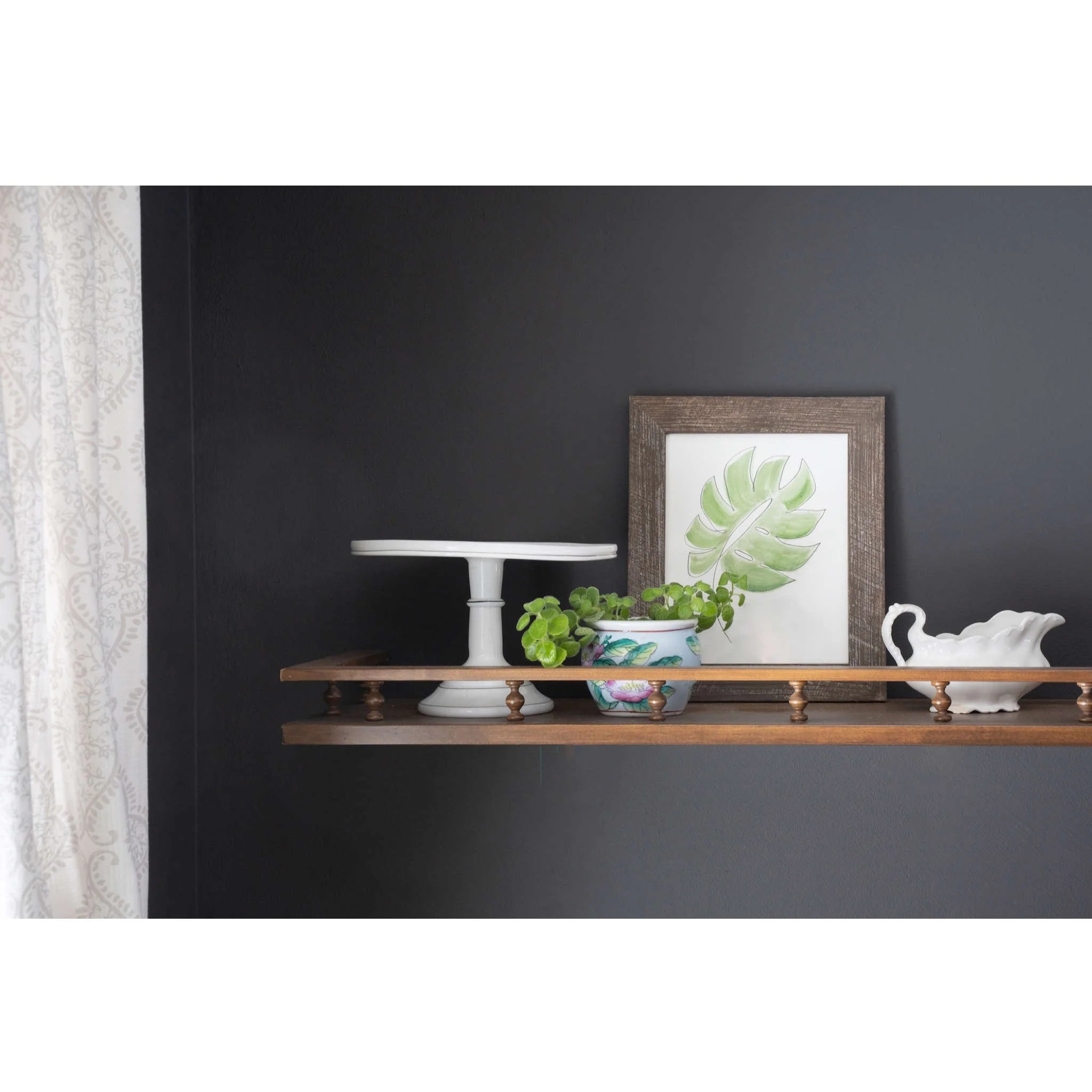 18" X 24" Rustic Farmhouse Espresso Wood Frame — Wallhogs