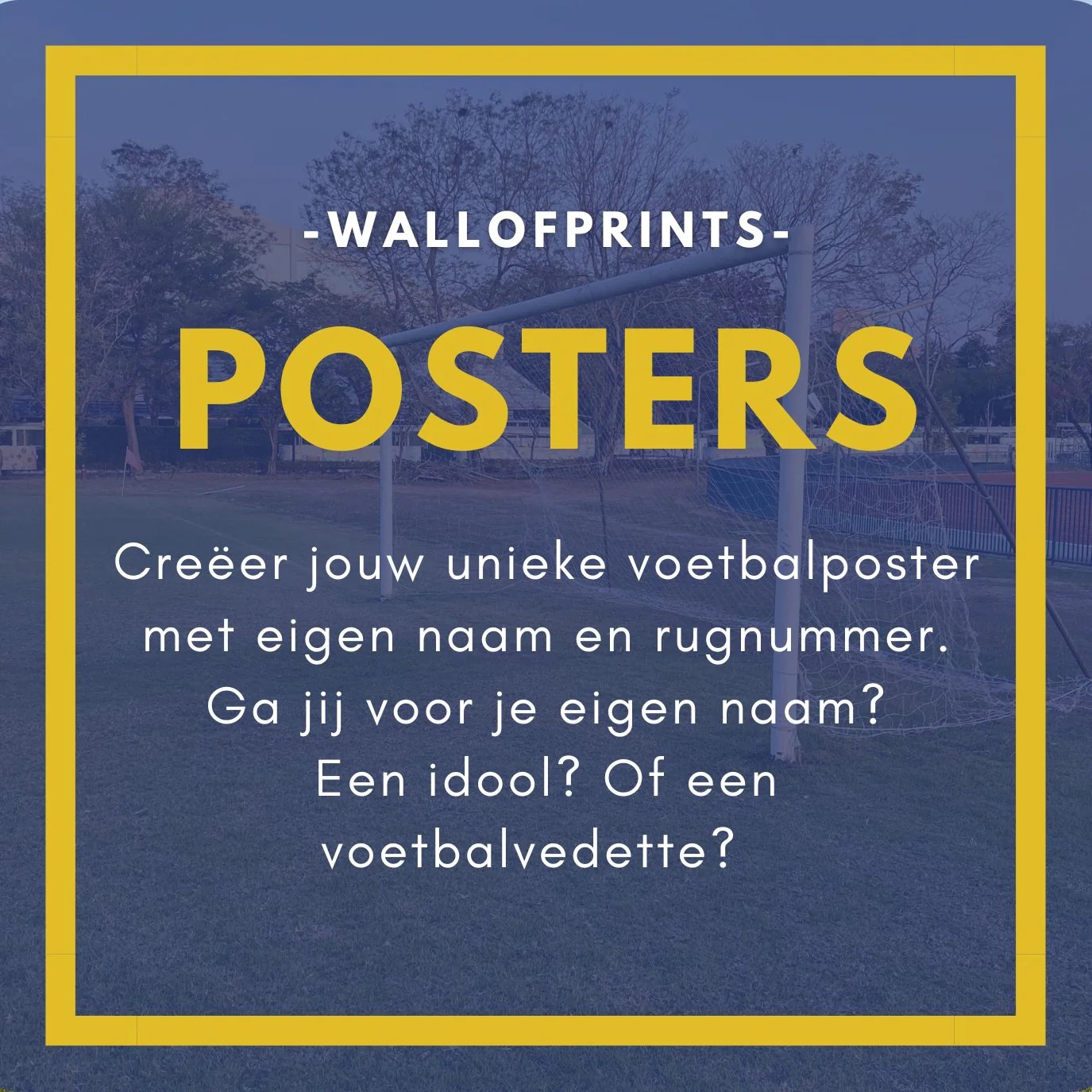 Koop voetbal posters bij
