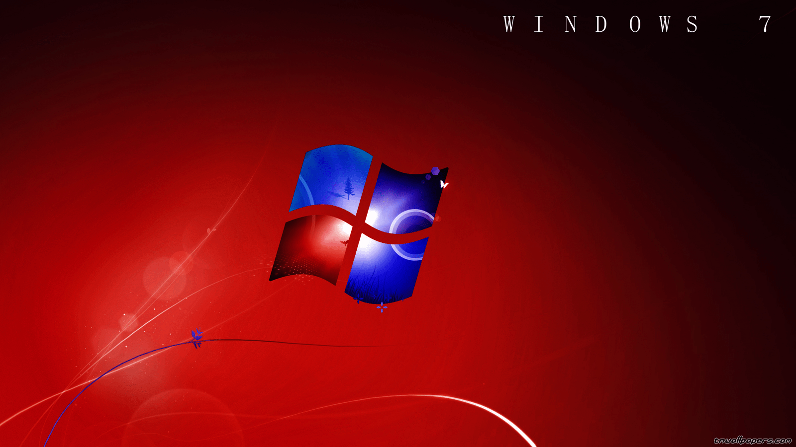 Windows 7 Wallpaper Black And Red