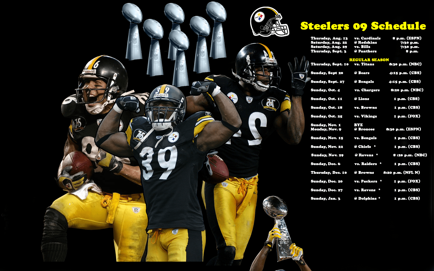 Steelers Wallpapers Schedule Wallpaper Zone