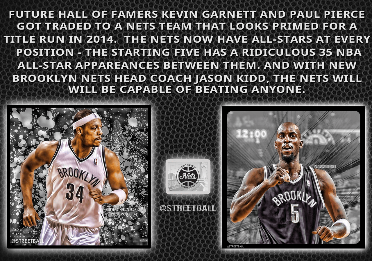 Paul Pierce and Kevin Brooklyn Nets Wallpaper Streetball