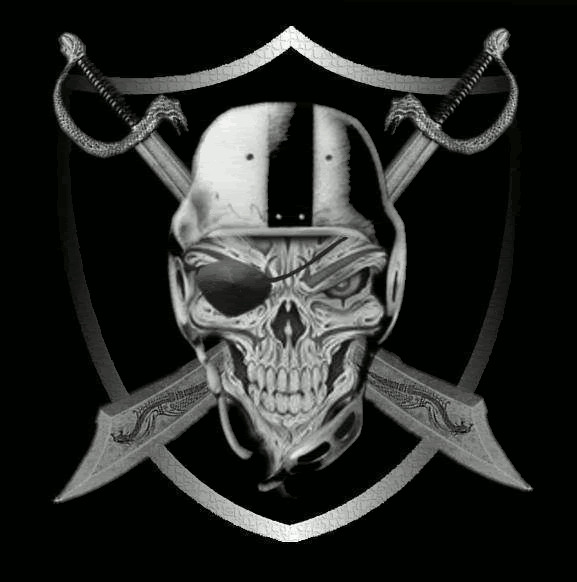 Oakland Raiders Skull Wallpaper
