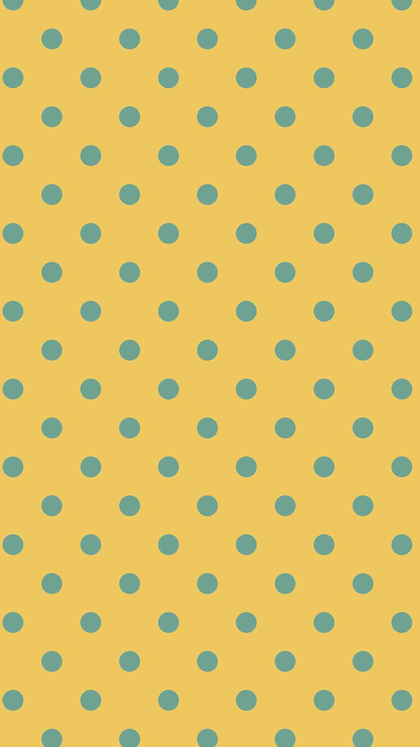 polka dot pola kuning wallpaper.sc Android