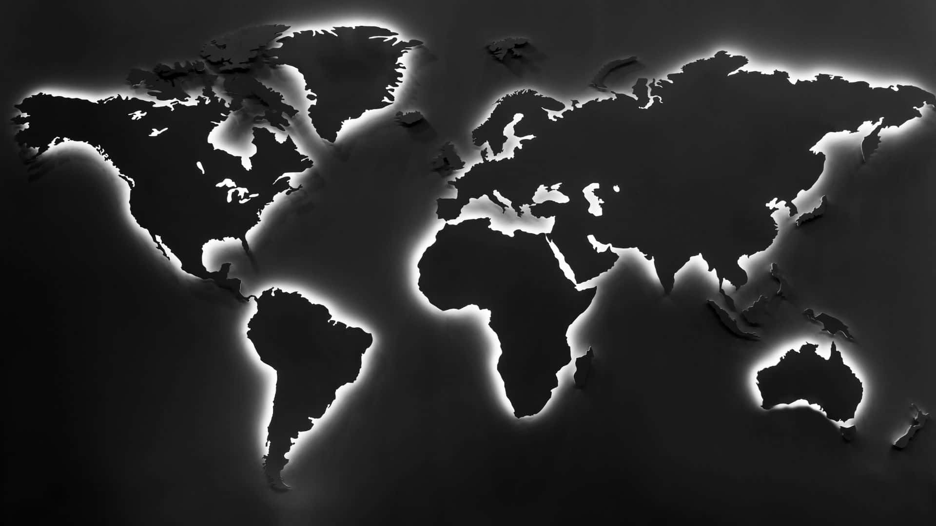Dark World Map Wallpapers Top Free Dark World Map Backgrounds