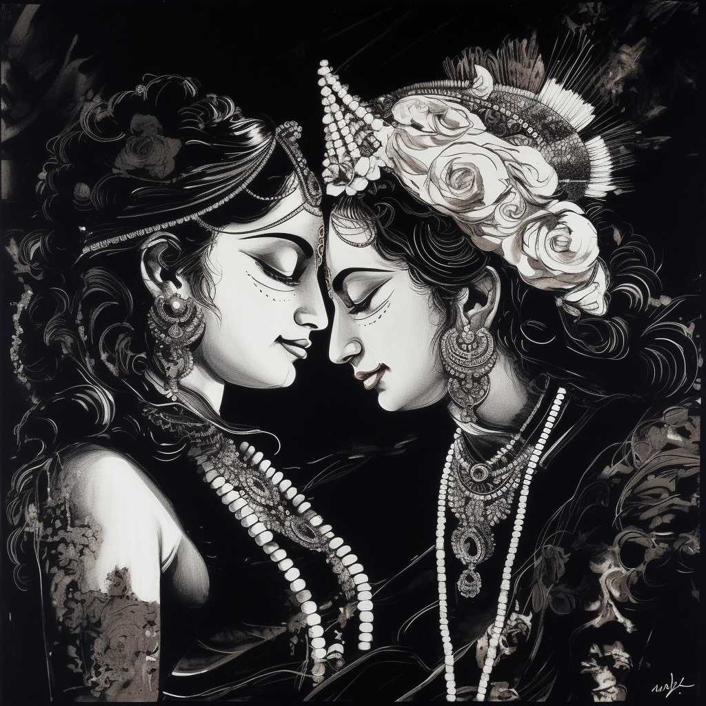 Radha Krishna Black Wallpapers Top Free Radha Krishna Black