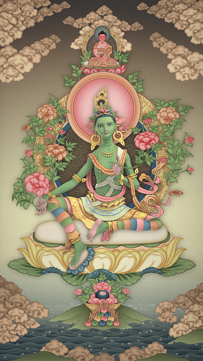 Green Tara Wallpapers Top Free Green Tara Backgrounds WallpaperAccess
