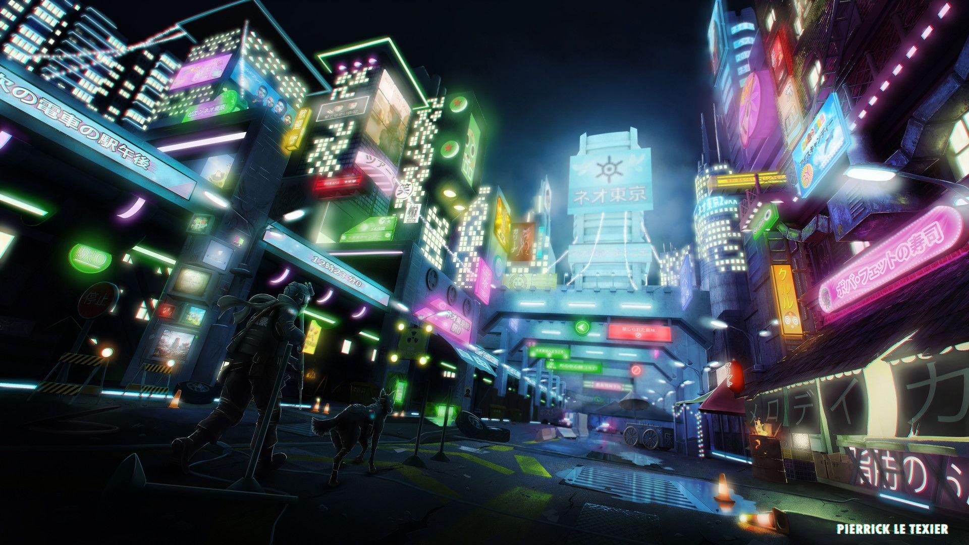 Neo Tokyo City Wallpaper Neon wallpaper • wallpaper photography, city