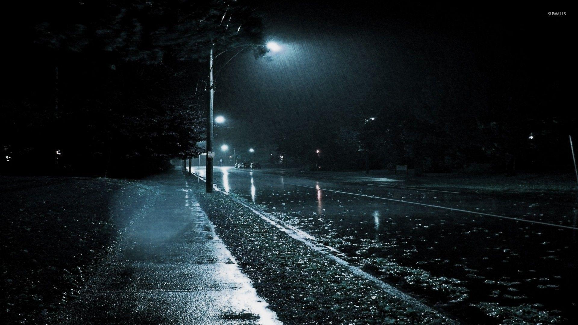 Rainy Night Wallpapers Top Free Rainy Night Backgrounds WallpaperAccess