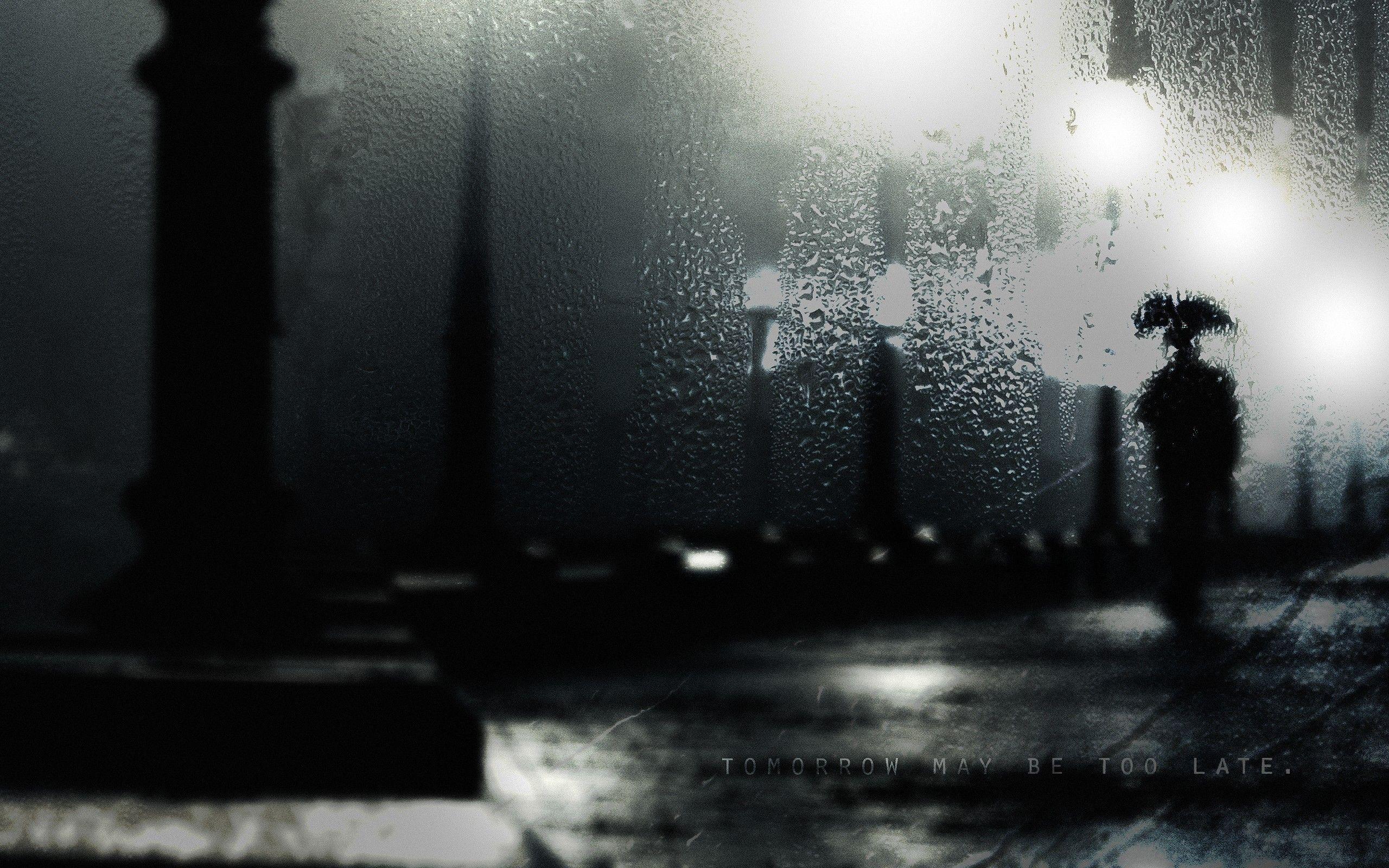Rainy Night Wallpapers Top Free Rainy Night Backgrounds WallpaperAccess