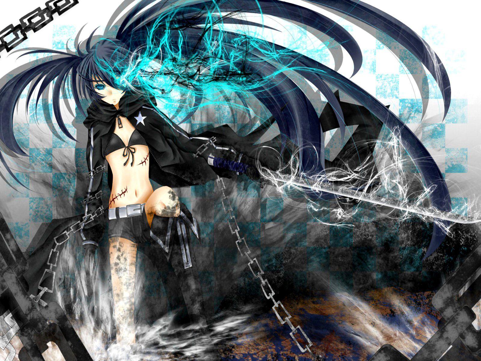 Black Rock Shooter Wallpapers Top Free Black Rock Shooter Backgrounds