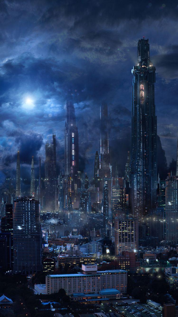 SciFi City Wallpapers Top Free SciFi City Backgrounds WallpaperAccess