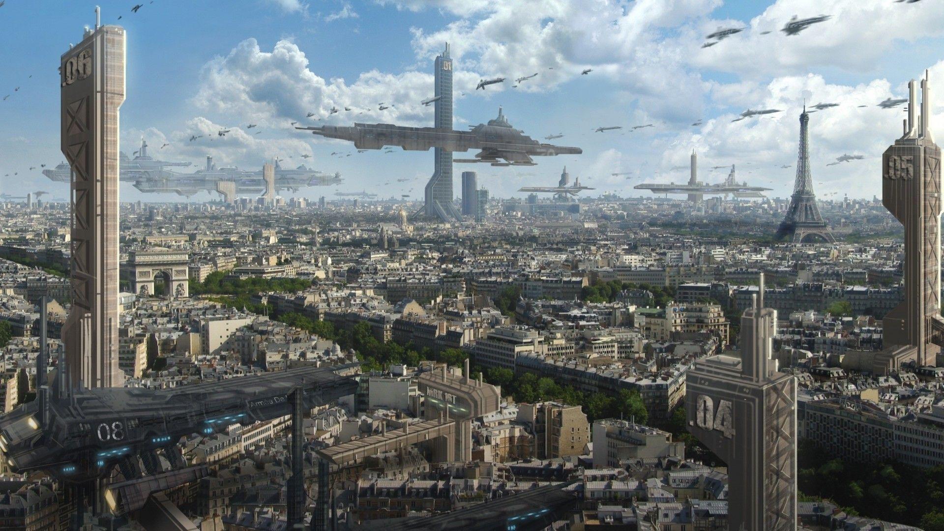 SciFi City Wallpapers Top Free SciFi City Backgrounds WallpaperAccess