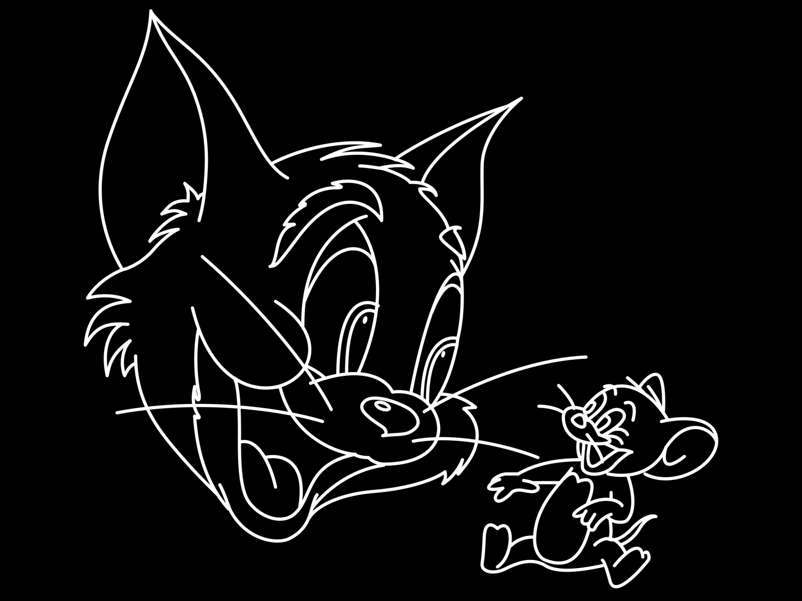 Tom and Jerry Black Wallpapers Top Free Tom and Jerry Black