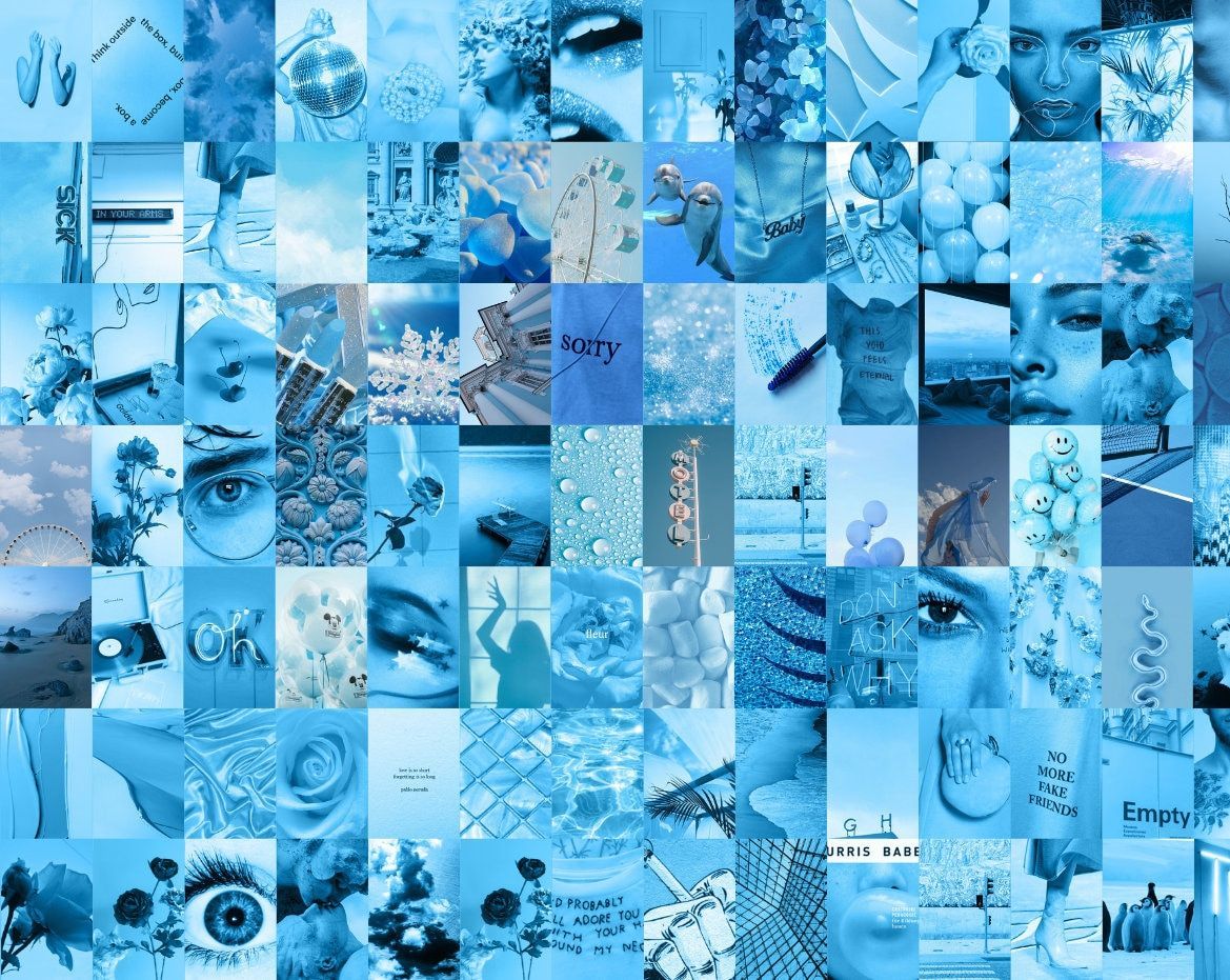 Light Blue Collage Wallpapers Top Free Light Blue Collage Backgrounds