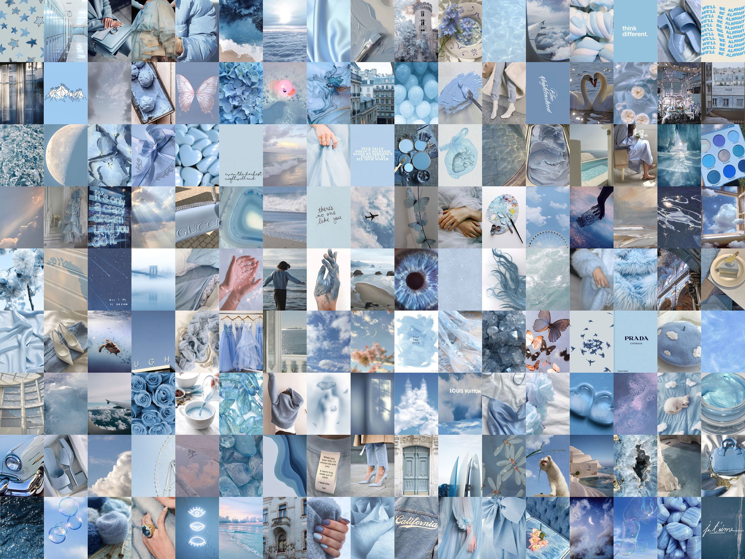 Light Blue Collage Wallpapers Top Free Light Blue Collage Backgrounds