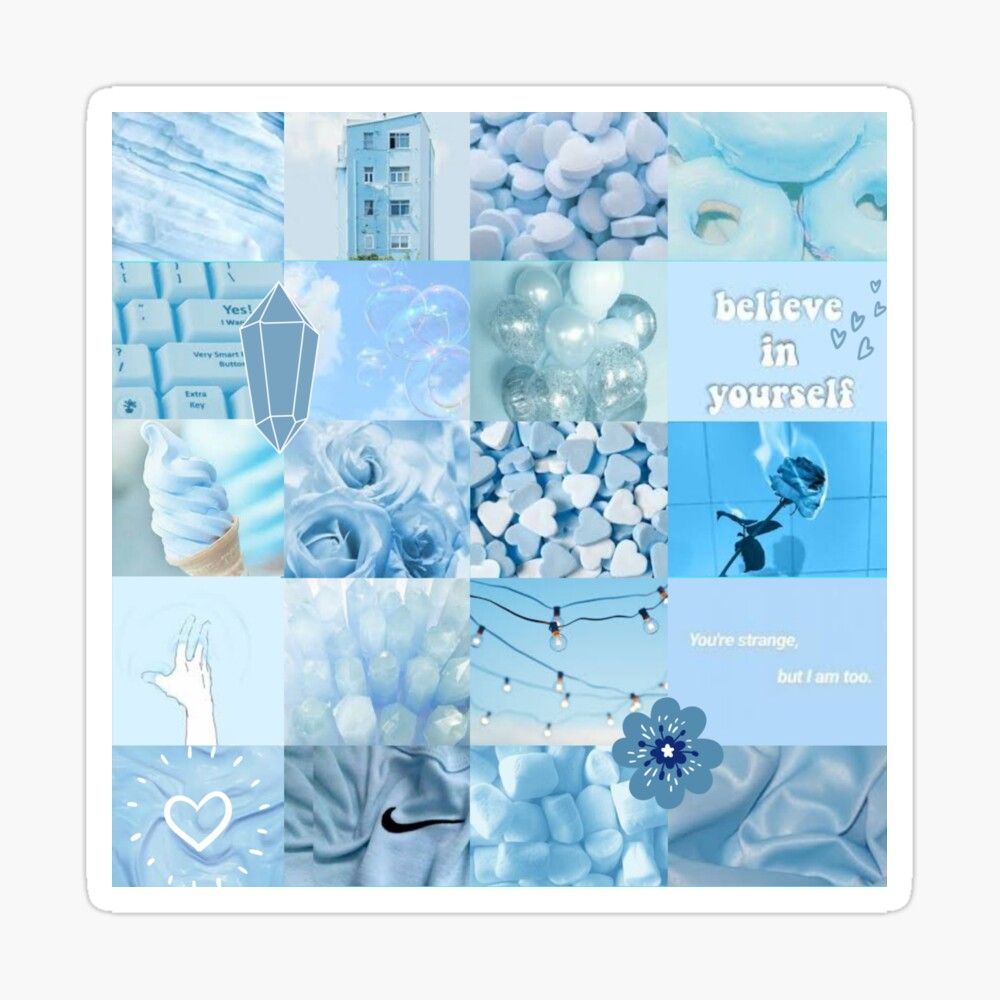 Light Blue Collage Wallpapers Top Free Light Blue Collage Backgrounds