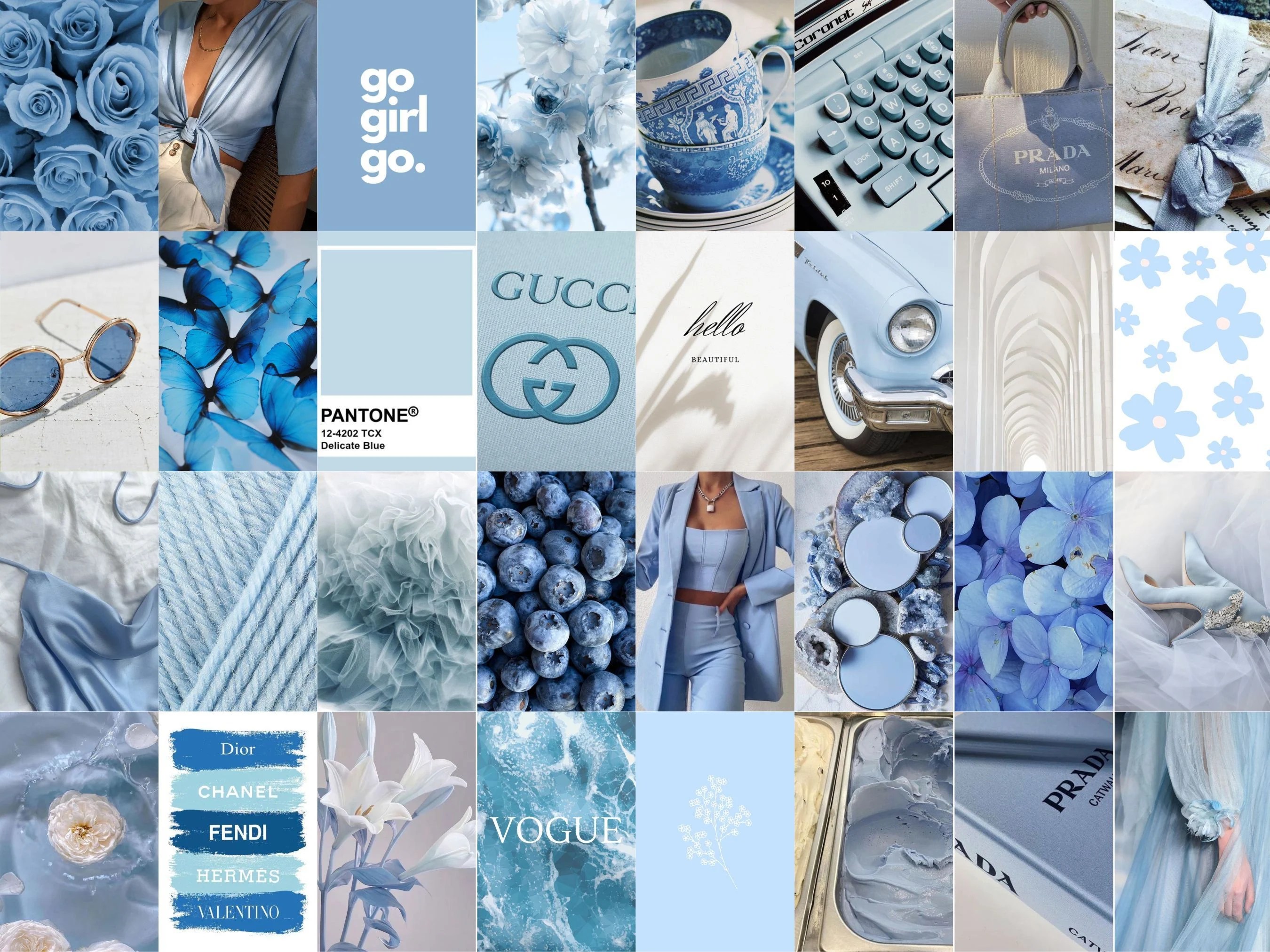 Light Blue Collage Wallpapers Top Free Light Blue Collage Backgrounds