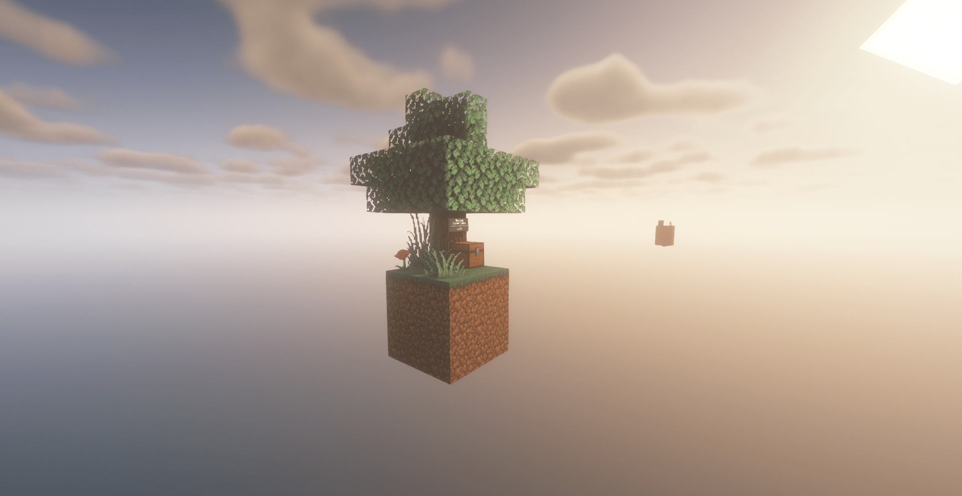 Minecraft Skyblock Wallpapers Top Free Minecraft Skyblock Backgrounds