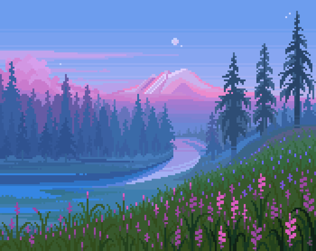 Nature Pixel Art Wallpapers Top Free Nature Pixel Art Backgrounds
